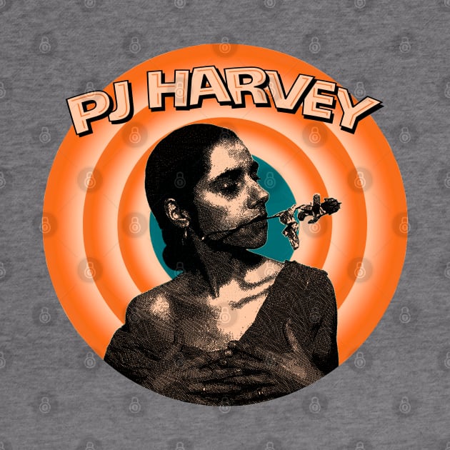 PJ Harvey // Vintage Cartoon Style by Parody Merch